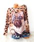 Preview: Damen Shirt Pop Art Hund 1