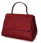 Preview: edle Lederhandtasche Damentasche rot vorne 1