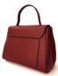 Preview: edle Lederhandtasche Damentasche rot hinten