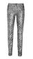 Preview: Damen Stretch Jeans Leoparden Print silberfarben 1