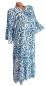 Preview: schickes Sommer Maxi Kleid mit Animal print - blau 2