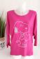 Preview: trendiger Damen Feinstrick Pullover "Snoopy" pink 1