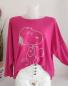 Preview: trendiger Damen Feinstrick Pullover "Snoopy" pink 2