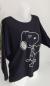 Preview: trendiger Damen Feinstrick Pullover "Snoopy" schwarz 7