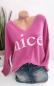 Preview: schicker Damen Feinstrick Pullover "Nice" pink 1