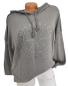 Preview: trendiger Damen Hoodie 3D Stern 36 - 42 grau 1