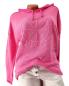 Preview: trendiger Damen Hoodie 3D Stern 36 - 42 pink 1