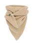 Preview: Damen Schal Tuch aus kuschelweichem Teddyfell in beige 1