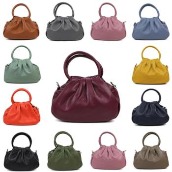 elegante Lederhandtasche in vielen schönen Farben