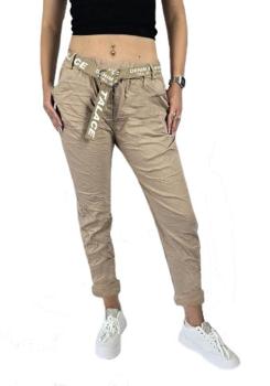 Damen Joggpant Jogger / Schlupfhose bequem & chic 38 - 42 taupe