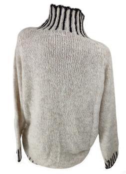 kuschelweicher Damen Rollkragen Pullover Turtleneck beige 6