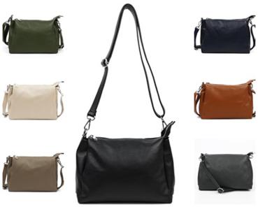 Umhängetasche Handtasche Damen echt Leder made in Italy