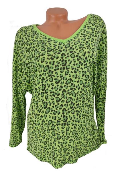 Schicker Damen Feinstrickpullover in Leo Optik 4