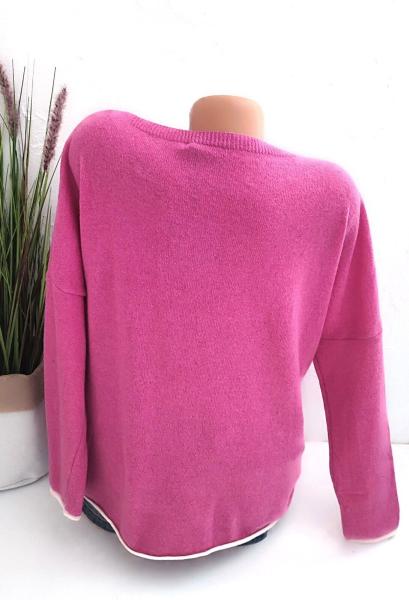 schicker Damen Feinstrick Pullover "Nice" pink 3